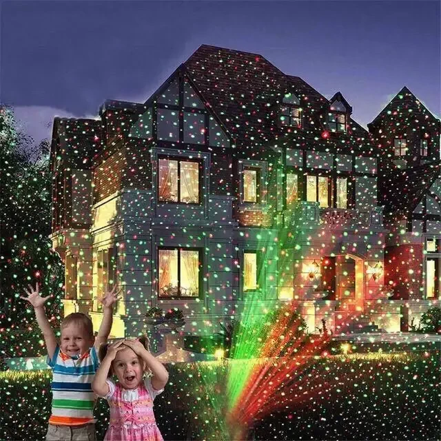 Вуличний лазерний проєктор Outdoor Laser Light з металевого водонепроникного корпусу