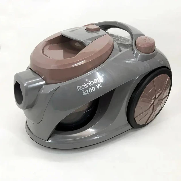 Пилосос Контейнерний Без Мішка Rainberg RB-653 4200W Коричневий