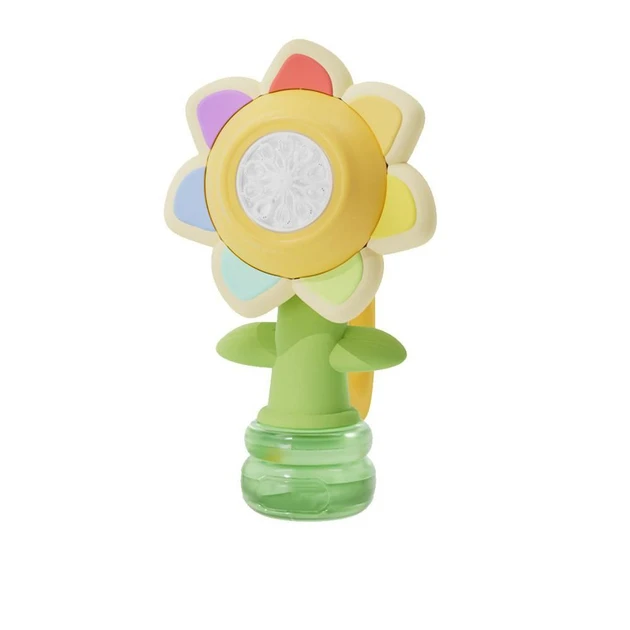 Генератор мильних бульбашок у формі соняшника з підсвіткою Seven COLOR FLOWER
