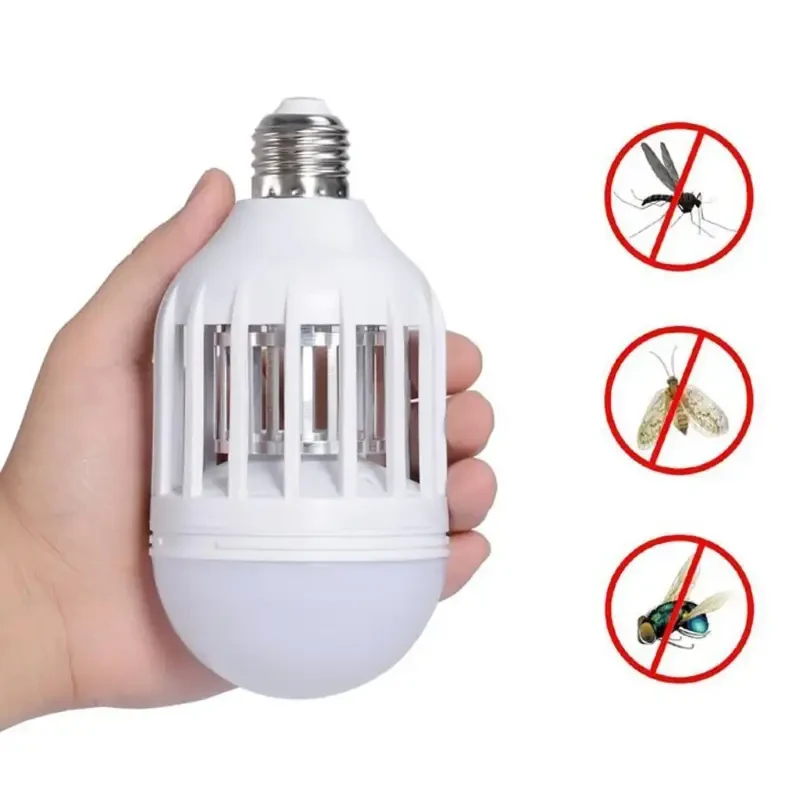 Лампочка відлякувач від комарів ZappLight AND LY-577, світлодіодна лампа знищувач комах