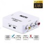 Адаптер HDMI to AV RCA переходник конвертер 720p/1080p Белый