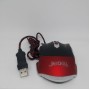 Игровая проводная мышь USB JEDEL GM740 с подсветкой 3200dpi мышка Чёрная с красным