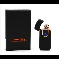 Спиральная сенсорная электрическая USB зажигалка Lighter ZGP 20 Чёрный