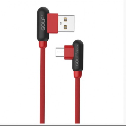 Шнур для зарядки Type-C USB GOLF GC-45 кабель 2,4A Красный