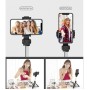 Селфи палка штатив тренога для телефона Bluetooth с пультом Selfie Stick L01 Чёрный