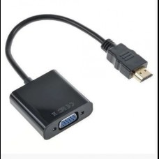 Конвертер видеосигнала HDMI to VGA + аудио Черный