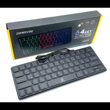 Клавиатура проводная ZORNWEE MK-515 с RGB подсветкой 64 клавиши