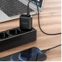 Зарядное устройство 220В 2 USB с кабелем USB - Lightning Hoco N7 Speedy Чёрный