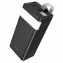 Внешний аккумулятор Power bank HOCO J86 Powermaster 22.5W c фонарем 40000mAh батарея зарядка Чёрный