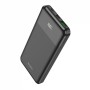 Внешний аккумулятор Power bank HOCO J102 Cool figure 20W 10000 Mah + QC03 батарея зарядка Чёрный