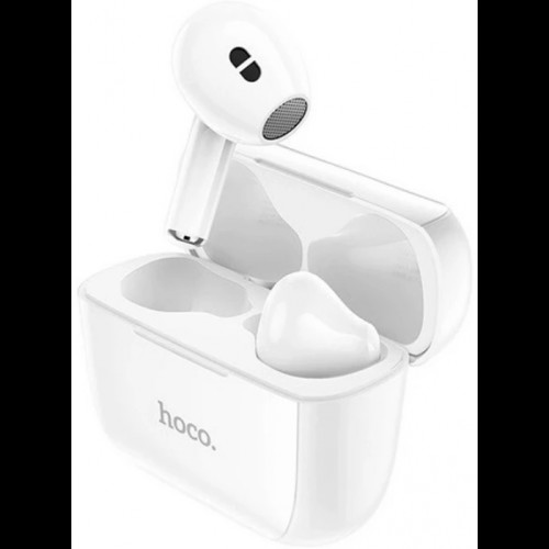 Беспроводные Bluetooth наушники HOCO EW12 TWS с кейсом Белые