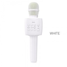 Беспроводной микрофон караоке HOCO BK5 Cantando karaoke microphone Bluetooth Белый