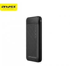 Внешний аккумулятор Power bank AWEI P37K 10000 Mah батарея зарядка Чёрный