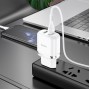 Сетевое зарядное устройство Hoco N4 Aspiring 2USB 2.4A micro-USB Белый