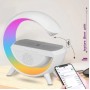 Настольная лампа Ночник с Bluetooth Колонкой 3 в 1 LED Wireless Charging Speaker BT-2301 Белая