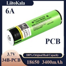 Аккумулятор 18650 LiitoKala Lii 34B PCB 3400mAh с защитой Оригинал