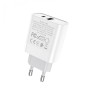 Сетевое зарядное устройство Hoco C80A Rapido PD18W+QC3.0 charger set Type-C to Lightning