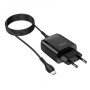 Зарядное устройство Hoco C72Q Glorious быстрая зарядка QC3.0 18W (1USB/3A) с кабелем MicroUSB Черный