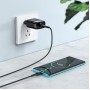 Зарядное устройство Hoco C72Q Glorious быстрая зарядка QC3.0 18W (1USB/3A) с кабелем Type-C Черный