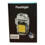 Электроимпульсная зажигалка Flashlight 9258 спиральная usb зажигалка с фонариком Чёрная