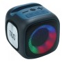 Портативная Bluetooth колонка TG359 7W с RGB подсветкой Чёрная