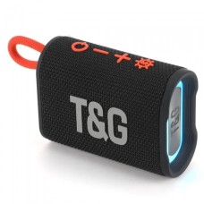 Портативная Bluetooth колонка TG396 5W радио  с подсветкой Черная