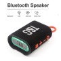 Портативная Bluetooth колонка TG396 5W радио с подсветкой Черная