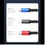 Кабель для зарядки телефонов AWEI CL 971 3 в 1 USB to Type-C+Lightning+MicroUSB 2,4A