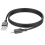 Кабель для телефона USB to Lightning Apple iPhone HOCO X101 100см 2,4A Черный