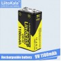 Аккумулятор Крона, LiitoKala USB-9V, 1100mAh, ОРИГИНАЛ