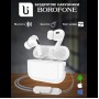 Беспроводные вакуумные наушники Borofone BW32-TWS Bluetooth, зарядный кейс Белые