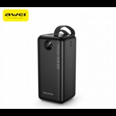 Внешний аккумулятор Power bank AWEI P114K 50000mAh PD22,5W+быстрая зарядка батарея зарядка Черный