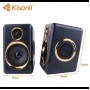 Компьютерные колонки Kisonli T-005 2.0 6W Черный с золотым