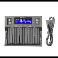 Зарядное устройство LiitoKala Lii-D4XL на 4+2 каналов для Ni-Mh/Li-ion/LiFePo4/крона, 220V/12V, LED+LCD