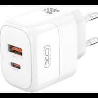 Сетевое зарядное устройство XO L138 - 30W PD USB-C & 18W QC USB-A быстрая зарядка