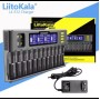 Зарядное устройство на 12 каналов Liitokala Lii-S12 1.2V/3.2V Li-Fe/3.7VLi-Ion/3.8VLi-Ion/9V Крона