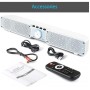 Портативная акустическая колонка Tamproad soundbar bluetooth speaker RS-Q10 Белая