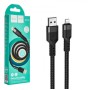 Кабель HOCO U110 Lightning 2,4A 1,2m Черный