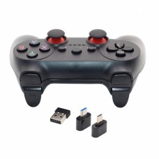 Игровой джостик беспроводной, на батарейках, CM-019 / Беспроводной геймпад для пк