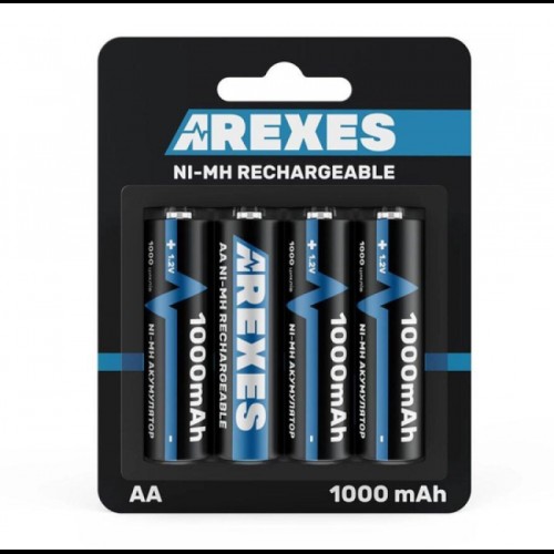 Аккумулятор АА Arexes (1000mAh) 1.2v (NI-MH) пальчик
