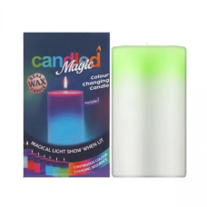 Свечка из воска с подсветкой Magic Candle 7 color свеча Зелёная