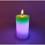 Свечка из воска с подсветкой Magic Candle 7 color свеча Зелёная