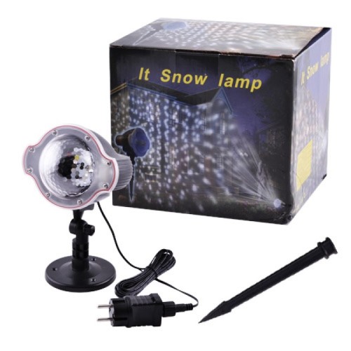 Світлодіодний лазерний проектор вуличний Christmas Snowfall Projector 