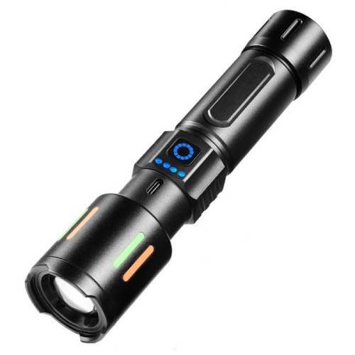 Ліхтар ручний FLUORESCENCE BL-611-TG, індикація заряду, 1x26650/3xAAA, ЗУ Type-C, zoom