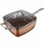 Сковорідка-фритюрниця квадратна з кришкою TOP KITCHEN BN-8001