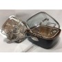 Сковорідка-фритюрниця квадратна з кришкою TOP KITCHEN BN-8001