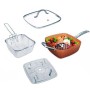 Сковорідка-фритюрниця квадратна з кришкою TOP KITCHEN BN-8001