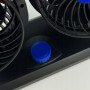 Автомобильный вентилятор CAR SMALL FAN 12V F30 Двойной вентилятор на приборную панель 12 В
