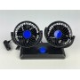 Автомобильный вентилятор CAR SMALL FAN 12V F30 Двойной вентилятор на приборную панель 12 В