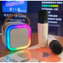 Портативная колонка с 2-мя караоке микрофонами и RGB подсветкой Winso K12 10W Bluetooth, USB, microSD, AUX,
